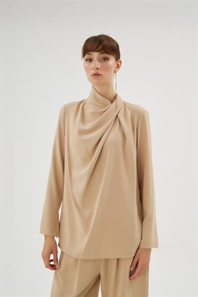 QUARTZ BLUZ Bej