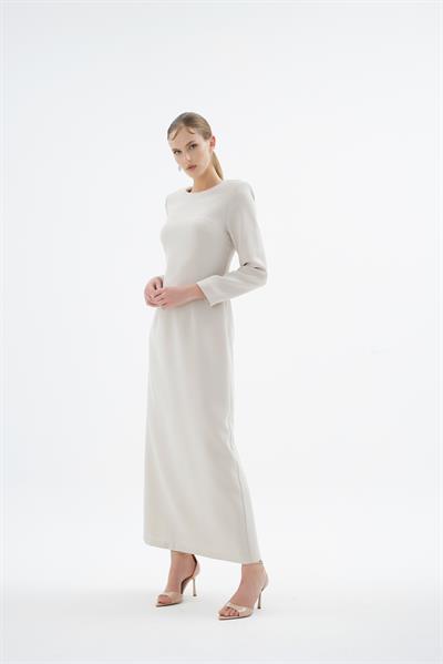 RIFLESSO ELBİSE Bej