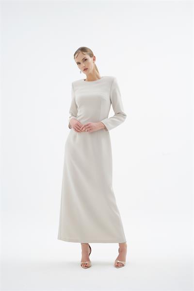 RIFLESSO ELBİSE Bej