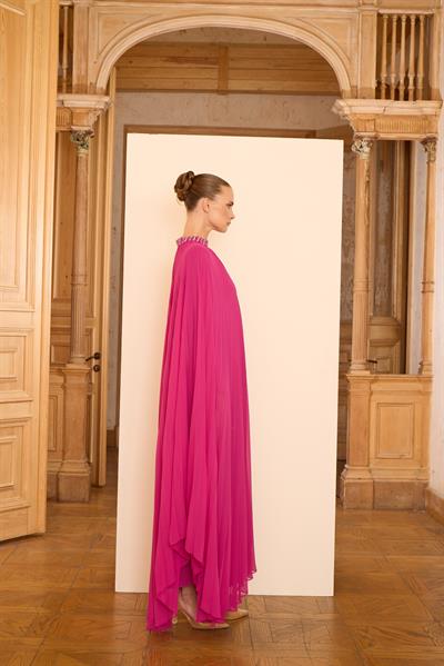 Rosalin Elbise Fuşya