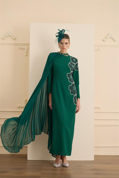 Rosalin Elbise Zümrüt