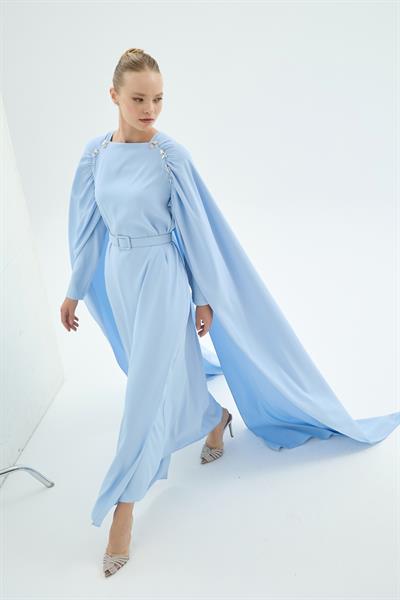 30033 RUBY ELBİSE Mavi