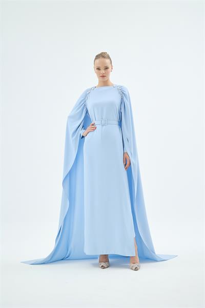 30033 RUBY ELBİSE Mavi