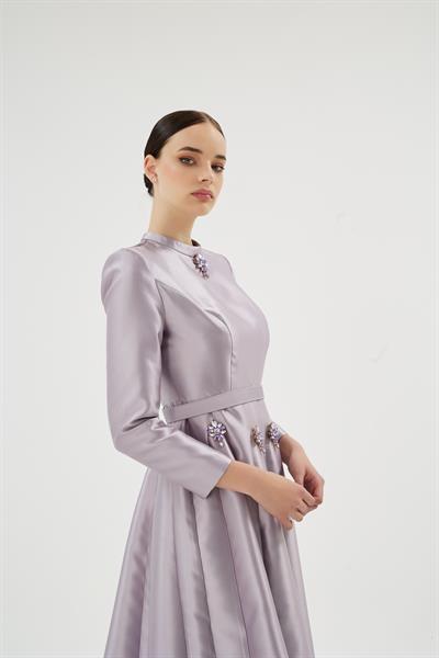 SCARLET ELBİSE Gizemli Lila