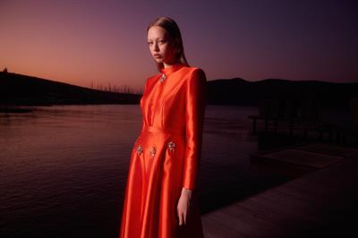 SCARLET ELBİSE Nar Çiçeği