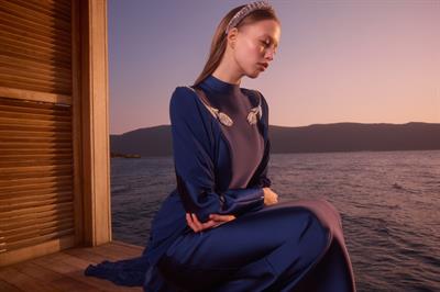 SHOSAN ELBİSE Lacivert