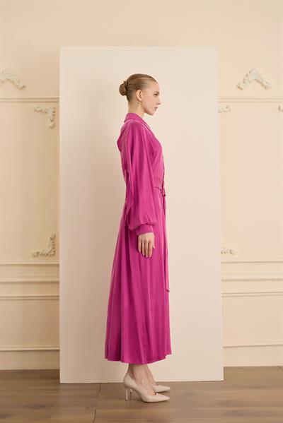 Soleil Elbise Fuşya