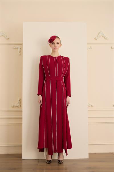 TEASE  DRESS Bordo