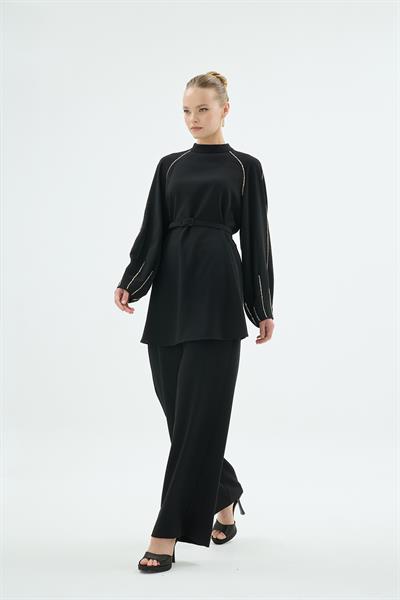 20009  TİNA  BLUZ Siyah