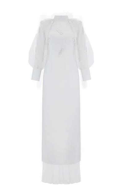 VANESSA DRESS Ekru