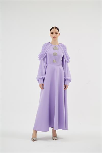 VELORA ELBİSE Lila