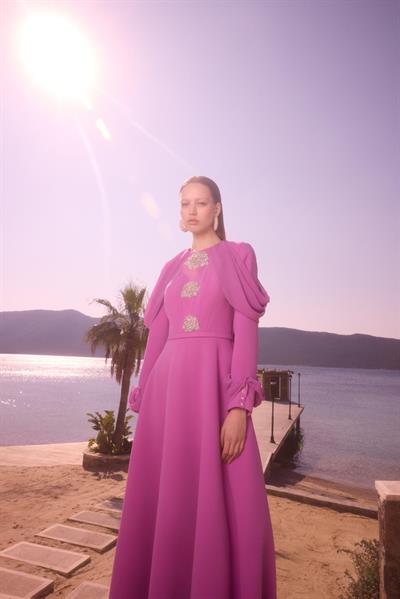 VELORA ELBİSE Mor