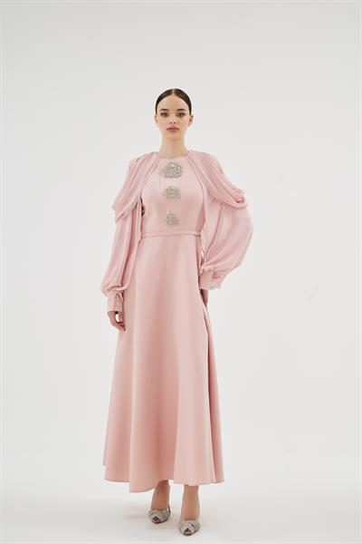 VELORA ELBİSE Pudra