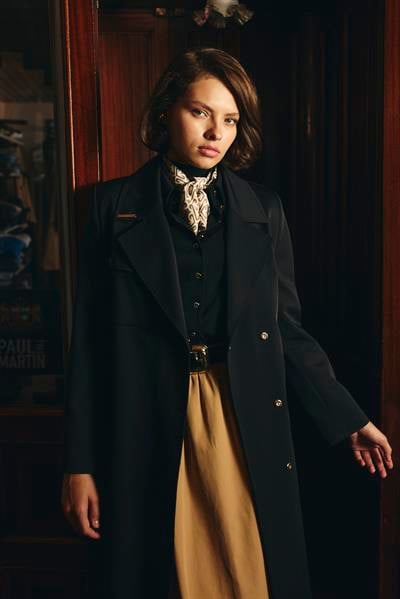 44013 VİONA TRENÇ Siyah