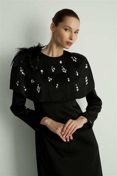 WONDERLAND DRESS Siyah