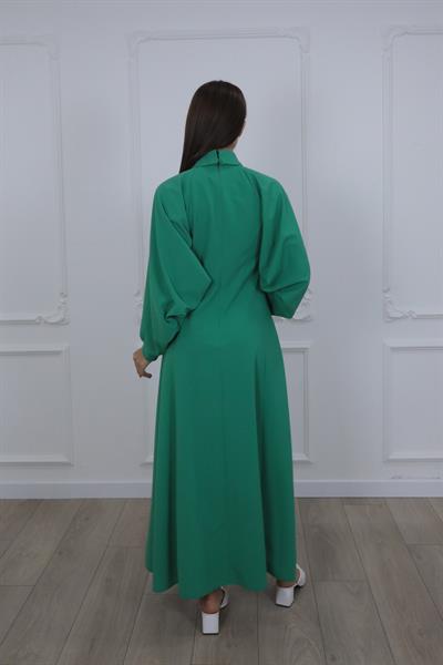 Ermiolita Elbise Yeşil