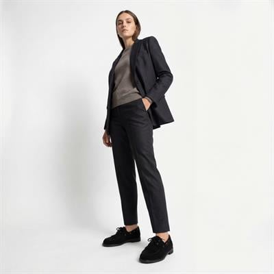 Helen Hakiki Deri Kadın Loafer Siyah Süet