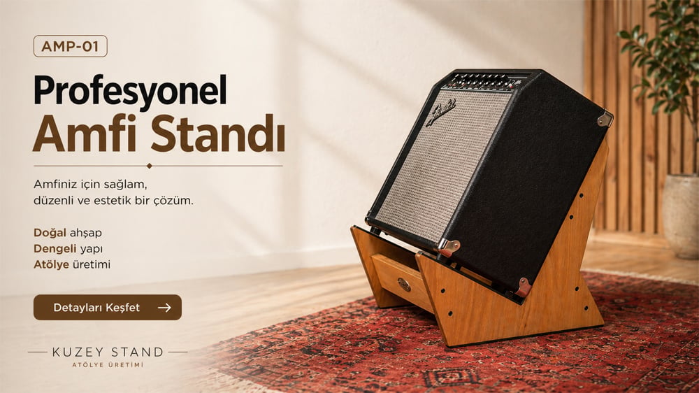 Amfi Standı (Ahşap) – Amplifier Stand | AMP 1