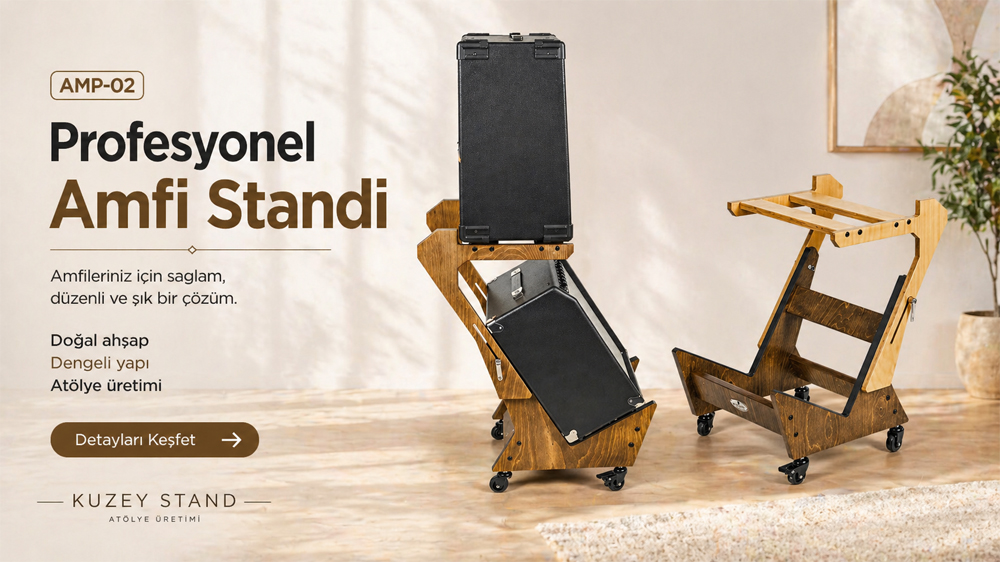 Amfi Standı (Ahşap) – Amplifier Stand | AMP 1