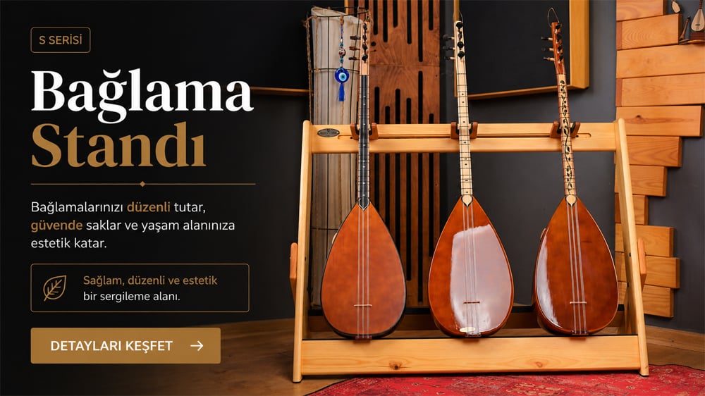 Bağlama Standı (Çoklu) – Ahşap Bağlama Standı | S Serisi