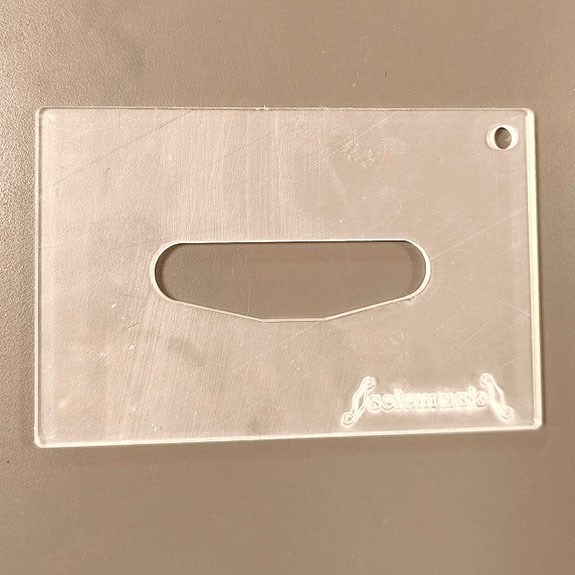 Akrilik 4mm Tele Manyetik Neck Şablon