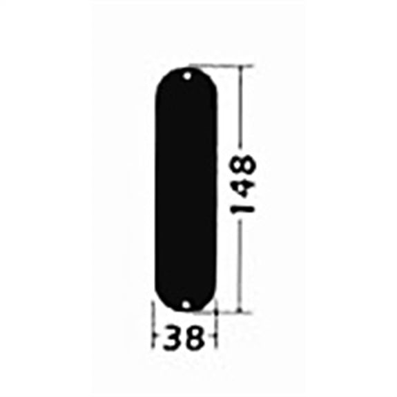 BC4BK Elektro Gitar Arka Kapağı - Siyah
