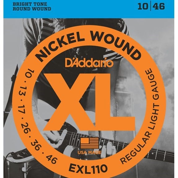 Daddario EXL110 Elektro Gitar 0,10 Takım Tel