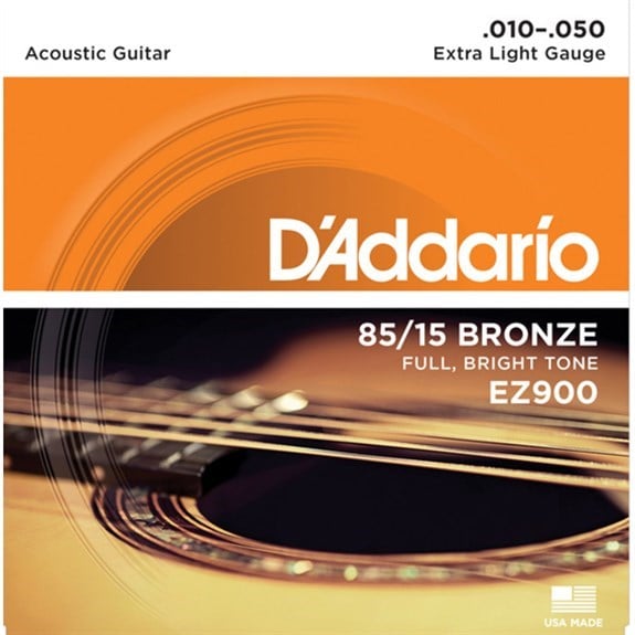 Daddario EZ900 Akustik Gitar 0,10 Takım Tel