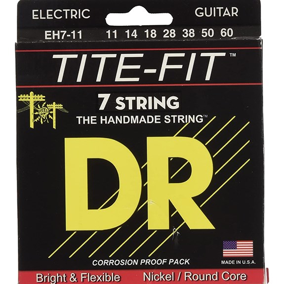 DR Tite Fit Elektro Gitar 0,11-0,60 Yedi Tel Takım (El yapımı)