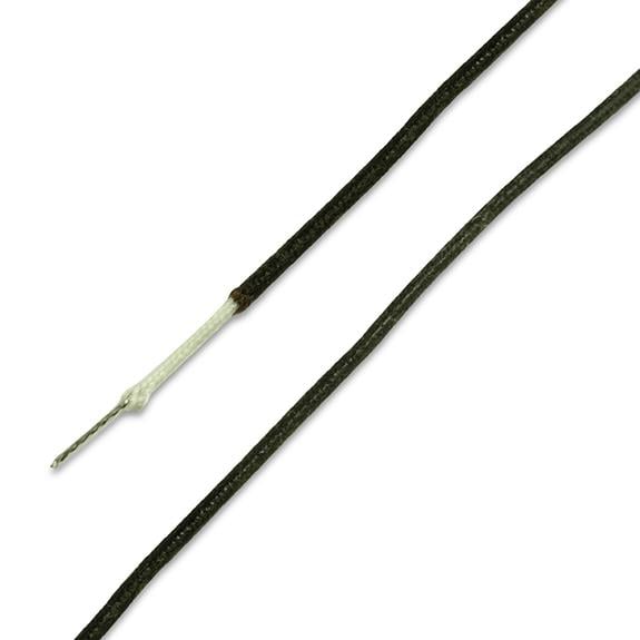 Gavitt GAVWBN Tek Conductor Cloth Wire 1 Metre Kahve