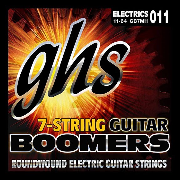 GHS Boomers GB7MH 7 Tel Elektro Gitar 0,11-0,64 Takım