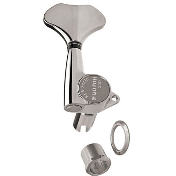 Gotoh GB350 Tekli Resolite Bas Gitar Burgu Krom (Üst) (Ekstra Hafif)