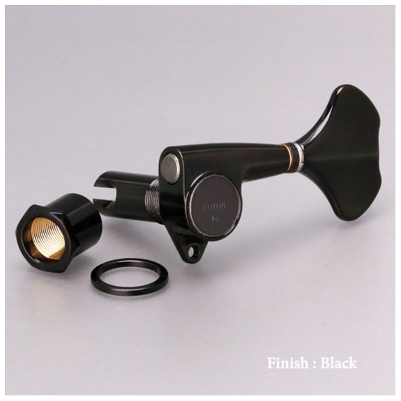 Gotoh GB707B Bas Gitar Burgu Seti Siyah (2-2 Dizilim)
