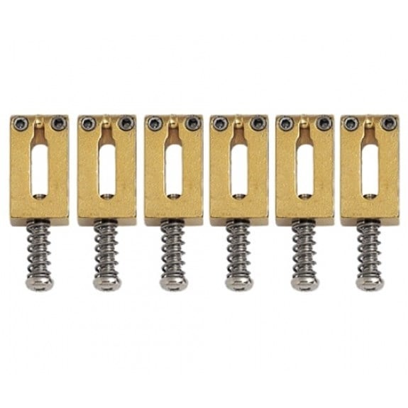 Gotoh S21GG Elektro Gitar Saddle Seti Altın (10,5mm)