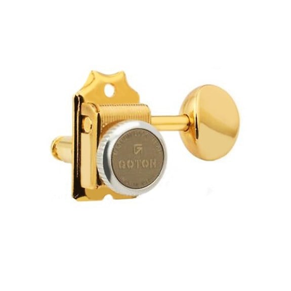 Gotoh SD91MGTG Magnum Lock Trad. Kilitli Gitar Burgu Seti Altın (6 Dizilim)