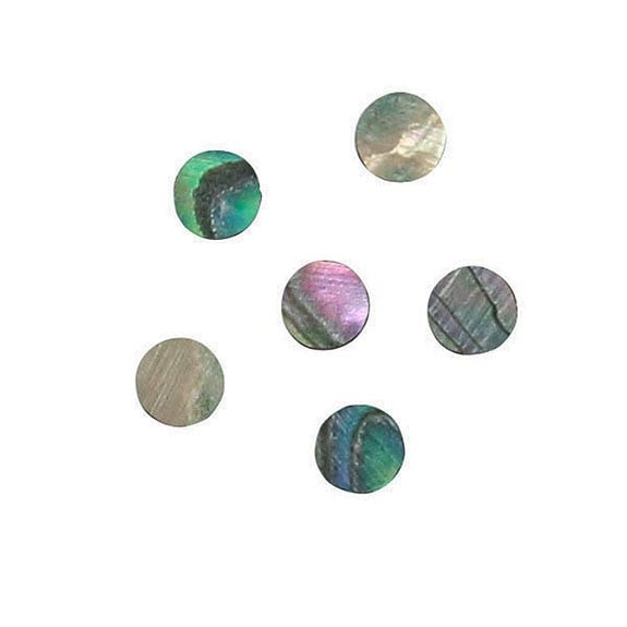 Hosco Japan ABL-6 Kakma Pozisyon Noktaları 6mm Abalone Sedef 10 Adet Set