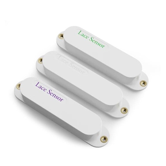 Lace Sensor Triple Rainbow Single Manyetik Set (Dip sessiz) Beyaz