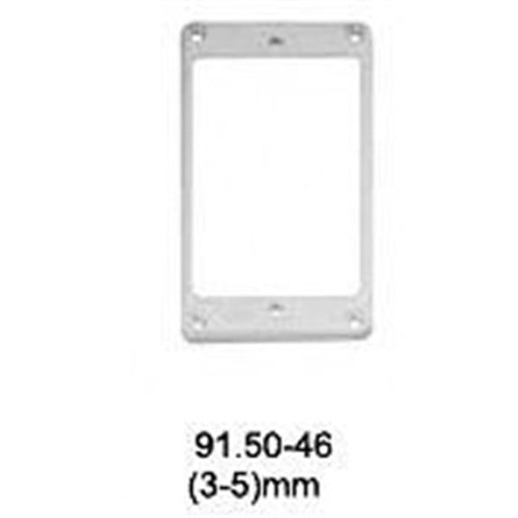 PR007CWH Humbucker Manyetik Çerçevesi Beyaz - Bombeli - Sap
