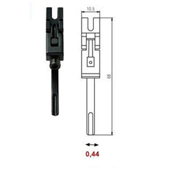 S.I.C PS115BK Floyd Rose Low Pro Tekli Saddle (2. veya 5. Tel)