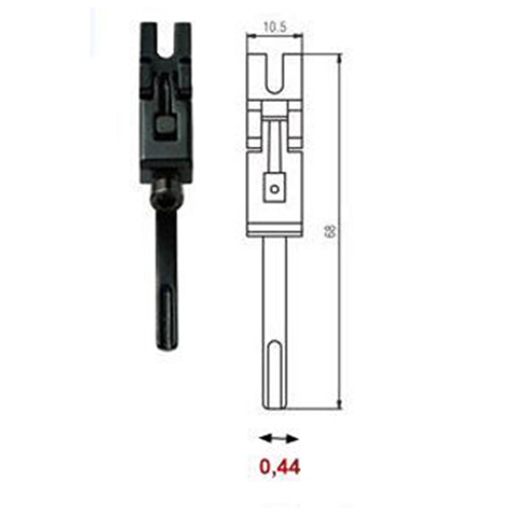 S.I.C PS115BK Floyd Rose Low Pro Tekli Saddle (1 veya 6. Tel)