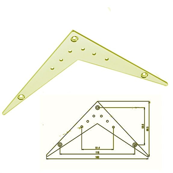 S.I.C TA001GD Tailpiece Altın