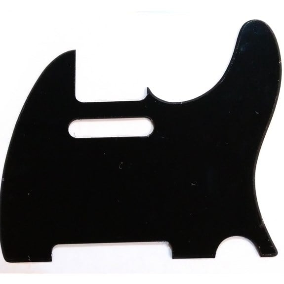 TC4XD12 Tele Pickguard Siyah Tek Kat - Vida Deliksiz