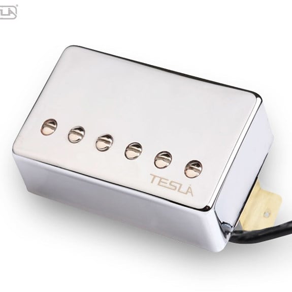 Tesla Plasma X1 Alnico 5 Humbucker Manyetik Krom Sap