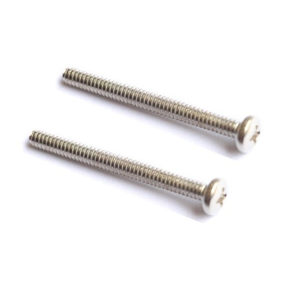 WD PBIS USA Vintage Bass Saddle Entonasyon Vidası Çift Nikel - İnç (USA)