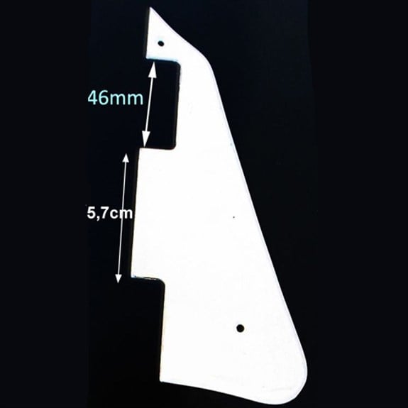 X-Guards Les Paul Asya Pickguard Beyaz