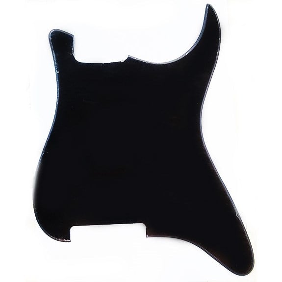 XD02NH Stratocaster Elektro Gitar Pickguard Tek Kat Siyah