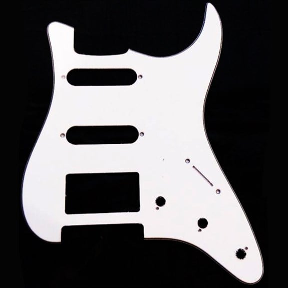 XD09SSH Strat Tip Pickguard Beyaz 3 Kat - Vida Deliksiz