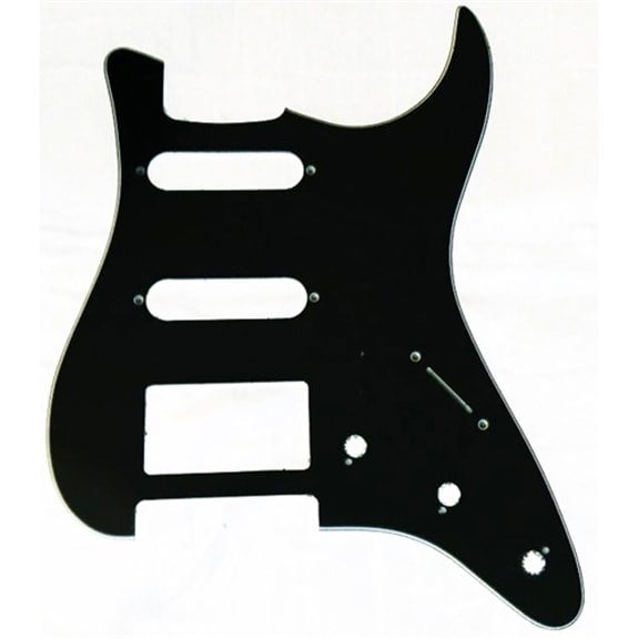 XD12SSH Strat Tip Pickguard Siyah 3 Kat - Vida Deliksiz