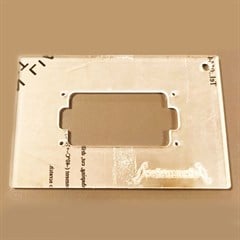 Akrilik 4mm Humbucker Şablon