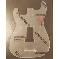 Akrilik 4mm Strat Standart Gövde Arka Şablonu